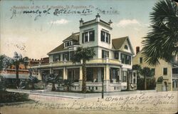 Residence of Mr. C. F. Hamblin, St. Augustine, Florida Postcard