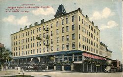 Aragon Hotel, Jacksonville, Florida Postcard