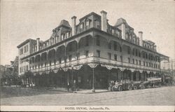 Hotel Duval, Jacksonville, Florida Postcard