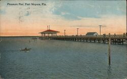 Pleasure Pier, Fort Myers, Florida Postcard