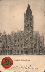 Richmond, VA City Hall Postcard