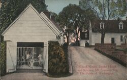 Coach House, Smoke House and Kitchen, Mount Vernon Postcard