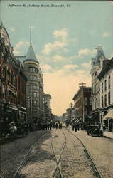 Jefferson St. Looking South Postcard