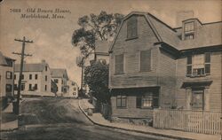 Old Borwen House, Marblehead, Mass. Postcard