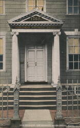 Old Doorway, Lee Mansion, Marblehead, MA Massachusetts Postcard Postcard Postcard