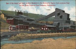 Modern Coal Breaker, Black Diamond Coal Co., Anthracite Region Postcard