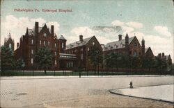 Philadelphia PA Episcopal Hospital Pennsylvania Postcard Postcard Postcard