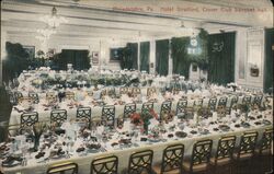 Hotel Stratford, Clover Club banquet hall, Philadelphia, PA Pennsylvania Postcard Postcard Postcard