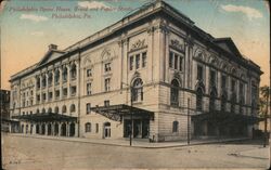 Philadelphia Opera House, Broad & Poplar Streets Postcard