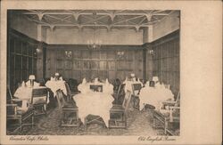 Arcadia Cafe, Old English Room, Philadelphia, PA Pennsylvania Postcard Postcard Postcard