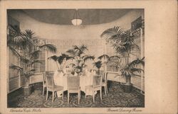 Arcadia Cafe Philadelphia Private Dining Room Pennsylvania Postcard Postcard Postcard