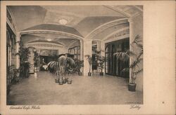 Arcadia Cafe Lobby, Philadelphia, PA Pennsylvania Postcard Postcard Postcard