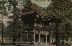 Japanese Pagoda, Fairmount Park, Philadelphia, PA Postcard