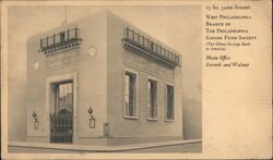 Philadelphia Saving Fund Society, West Philadelphia Branch Pennsylvania Postcard Postcard Postcard