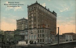 Majestic Hotel, Broad & Girard Ave, Philadelphia, PA Pennsylvania Postcard Postcard Postcard