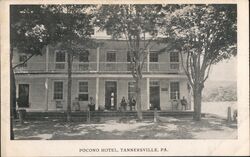 Pocono Hotel, Tannersville, PA Postcard