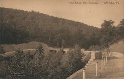 Foley's Elbow, New Boulevard, Ashley, PA Postcard