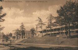 Glen Summit Springs Hotel, Glen Summit Springs, PA Postcard