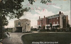 Old Fort Garry Gate, Winnipeg, Manitoba Canada 1933 Chicago World Fair Postcard Postcard Postcard