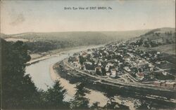 Bird's Eye View of East Brady, Pennsylvania Postcard Postcard Postcard