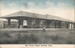 Missouri Pacific Depot, Nowata, Oklahoma Postcard Postcard Postcard