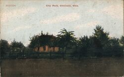 City Park, Centralia, Oklahoma - Bandstand Postcard