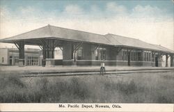 Missouri Pacific Depot, Nowata, Oklahoma Postcard Postcard Postcard