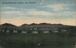 Schofield Barracks, Leilehua, near Honolulu Postcard