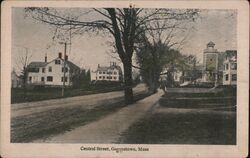 Central Street, Georgetown, Massachusetts Postcard