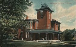 Residence of Mrs. John T. Birdseye Nevada, MO Postcard Postcard Postcard