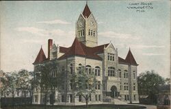 Vernon County Courthouse, Nevada, Missouri Postcard