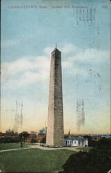 Bunker Hill Monument, Charlestown, Massachusetts Postcard