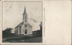 St. Joseph's Church, Charlton, Massachusetts Postcard