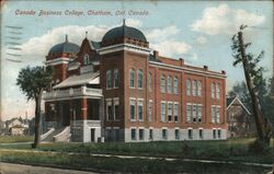 Canada Business College, Chatham, Ontario Postcard