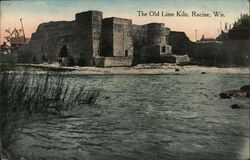 Old Lime Kiln, Racine, Wisconsin Postcard