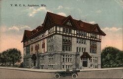 YMCA Building, Appleton, Wisconsin Postcard