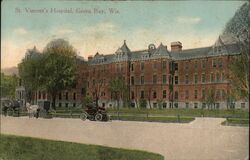 St. Vincent's Hospital, Green Bay, Wisconsin Postcard