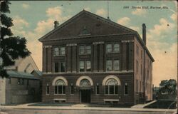 Dania Hall, Racine, Wisconsin Postcard