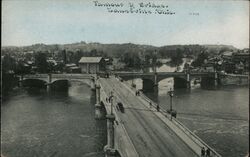 Famous Y Bridge, Zanesville, Ohio Postcard Postcard Postcard