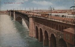 Eads Bridge, St. Louis, MO Missouri Postcard Postcard Postcard