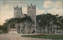 Grand Avenue M. E. Church, Milwaukee, Wisconsin Postcard Postcard Postcard