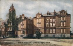 Springfield High School, Springfield, Missouri Postcard