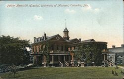 Parker Memorial Hospital, University of Missouri, Columbia, MO Postcard