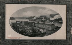 Paper and Woolen Mills, Oregon City, Oregon Postcard Postcard Postcard