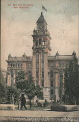 Hall of Justice, San Francisco, California Postcard Postcard Postcard