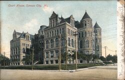 Jackson County Courthouse, Kansas City, Missouri Postcard Postcard Postcard