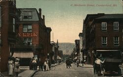 N. Mechanic Street, Cumberland, Maryland Postcard