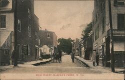 High Street, Harper's Ferry, West Virginia Postcard