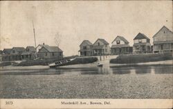 Murderkill Ave, Bowers Beach, Delaware Postcard