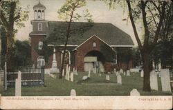 Old Swedes Church, Wilmington, Delaware Postcard